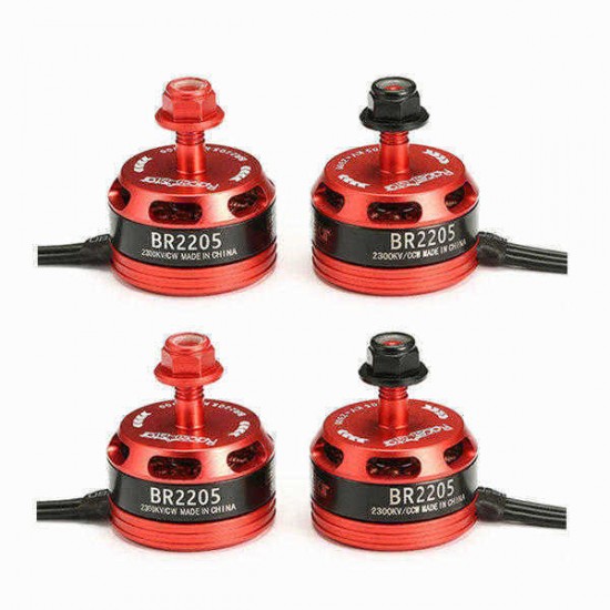 4X Racerstar Racing Edition 2205 BR2205 2300KV 2-4S Brushless Motor For QAV250 ZMR250 RC Drone FPV Racing