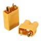 5 Pairs XT30 2mm Golden Male Female Non-slip Plug Interface Connector