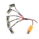 5PCS 3.7V 260MAH 45C Lipo Battery USB Charger Set for Eachine E010 E010C E011 E011C E013 JJRC H67