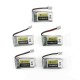 5PCS 3.7V 260MAH 45C Lipo Battery USB Charger Set for Eachine E010 E010C E011 E011C E013 JJRC H67