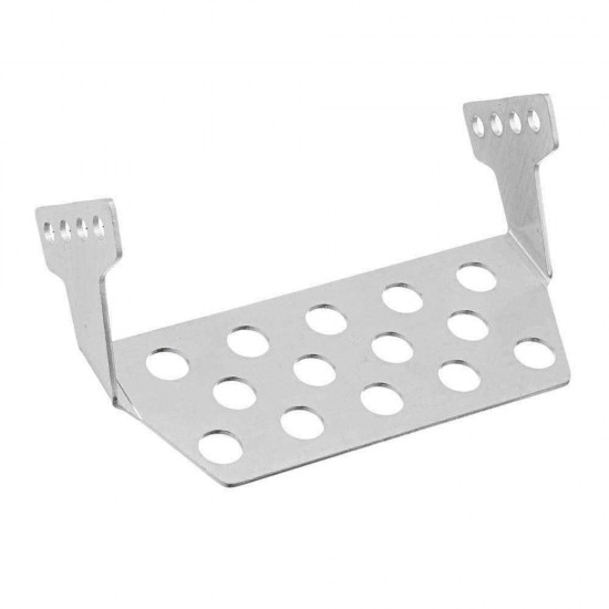 5PCS Stainless Steel Chassis Front Rear Axle Armor Protection Skid Plate for Traxxas TRX-4 RC Car