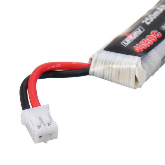 5Pcs URUAV 3.8V 250mAh 40C/80C 1S Lipo Battery PH2.0 for Eachine US65 UK65 URUAV UR65 Mobula7