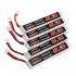 5Pcs URUAV 3.8V 300mAh 40/80C 1S HV 4.35V PH2.0 Lipo Battery for Eachine TRASHCAN Snapper6 7 Mobula7