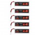 5Pcs URUAV 3.8V 450Mah 80/160C 1S HV 4.35V Lipo Battery White Plug for Happymodel Snapper7 Emax Tinyhawk