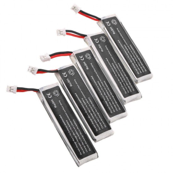 5Pcs URUAV 3.8V 550mAh 50/100C 1S HV 4.35V PH2.0 Lipo Battery for Emax Tinyhawk Kingkong/LDARC TINY