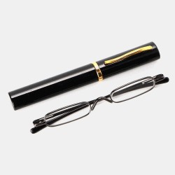 6 Color Mini Reading Glasses With Pen Holder