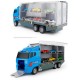 6/12 PCS 11 In 1 Diecast Construction Truck Vehicle Car Model Toy Set Play Vehicles in Carrier Truck