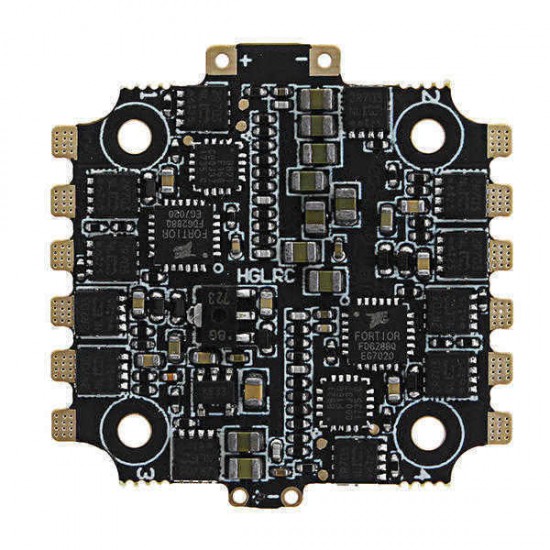 6.5g 20x20mm HGLRC XJB F428 Micro F4 AIO OSD BEC Flight Controller & 28A Blhel_S BB2 2-4S 4 in 1 ESC