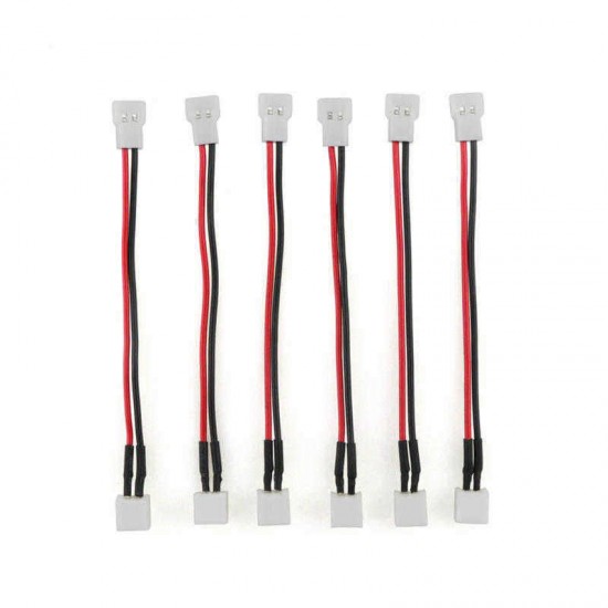 6PCS 3.7V 260MAH 45C LIPO Battery Charger Set for Eachine E010 E010C E011 E011C E013 JJRC H67