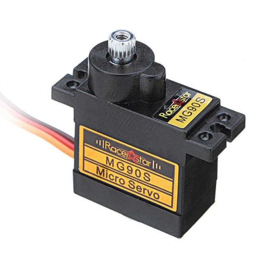 6PCS Racerstar MG90S 9g Micro Metal Gear Analog Servo For 450 RC Helicopter RC Car Boat Robot