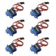 6PCS SG90 Mini Analog Gear Micro Servo 9g For RC Airplane Helicopter