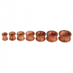 8mm-20mm 1pc Wooden Tunnels Ear Gauges Plugs Hollow Expander