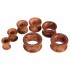 8mm-20mm 1pc Wooden Tunnels Ear Gauges Plugs Hollow Expander