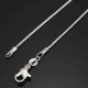 925 Silver Plated 1MM Snake Simple Chain Necklace 16 18 20 22 24 inch