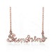 925 Sterling Silver Sunshine Letter Word Women Necklace Chain Jewelry