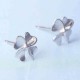 925 Sterling Silver Sweet Lucky Flower Earrings For Women