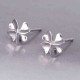 925 Sterling Silver Sweet Lucky Flower Earrings For Women