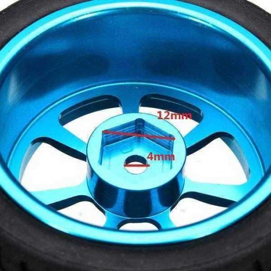 A-alloy Rims & Tires RC Car Wheels For 1/18 WLtoys A959-B A979-B A959 A969 A979 K929