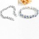 AAA Zircon Platinum Plated Bracelet