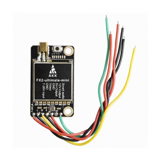 AKK FX2 Ultimate Mini International 5.8GHz 40CH 25mW/200mW/600mW/1200mW Switchable FPV Transmitter