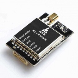 AKK X2-ultimate US 25mW/200mW/600mW/1000mW 5.8GHz 37CH AV FPV Transmitter VTX with Smart Audio Mic