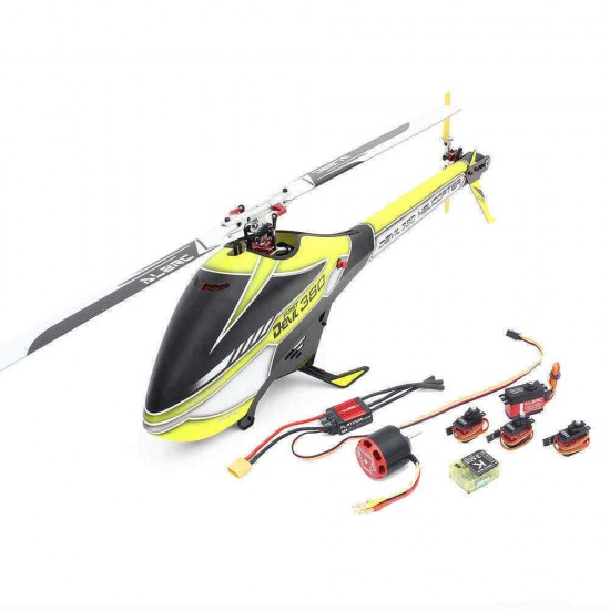 ALZRC Devil 380 FAST FBL 6CH 3D Flying Flybarless RC Helicopter Super Combo With Motor ESC Servo Gyro