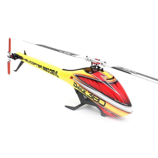 ALZRC Devil 380 FAST RC Helicopter Premium Yellow Version Super Combo