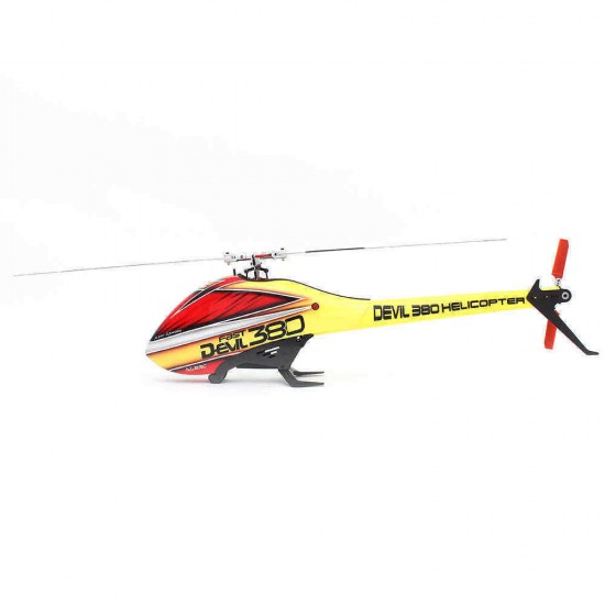 ALZRC Devil 380 FAST RC Helicopter Premium Yellow Version Super Combo