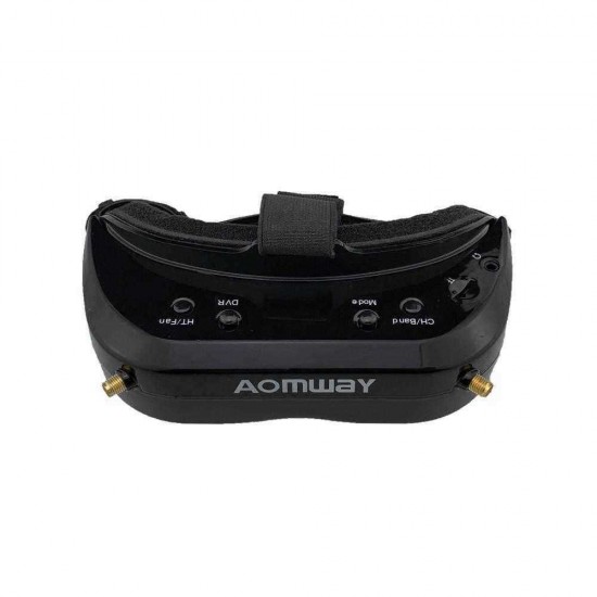 AOMWAY Commander V1S FPV Goggles 5.8Ghz 64CH Diversity 3D HDMI Built-in DVR Fan Support Head Tracker