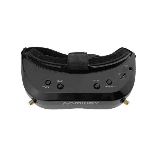 AOMWAY Commander V1S FPV Goggles 5.8Ghz 64CH Diversity 3D HDMI Built-in DVR Fan Support Head Tracker