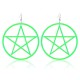 Acrylic Stars Exaggerated Ear Drop Women Earrings