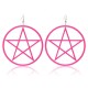 Acrylic Stars Exaggerated Ear Drop Women Earrings