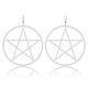 Acrylic Stars Exaggerated Ear Drop Women Earrings