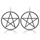 Acrylic Stars Exaggerated Ear Drop Women Earrings