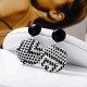 African Paper Weaving Big Earring Retro Style Round Circle Ear Drop Earring For Women