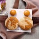 African Paper Weaving Big Earring Retro Style Round Circle Ear Drop Earring For Women