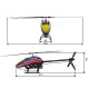 Align T-Rex 300X DOMINATOR DFC 6CH 3D Flying RC Helicopter RTF With A10 Transmitter