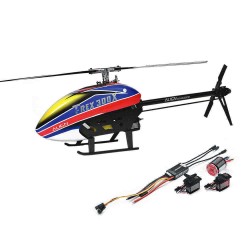 Align T-Rex 300X DOMINATOR DFC 6CH 3D Flying RC Helicopter Super Combo With RCE-BL25A ESC 3700KV Motor Digital Servos