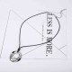 Alloy Necklace Double Circle Personality Simple Fashion Pendant for Women