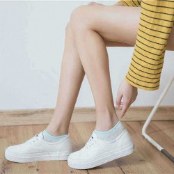 Ankle Socks Breathable Deodorization High Low Cut Cotton Invisible Slipper Socks for Women