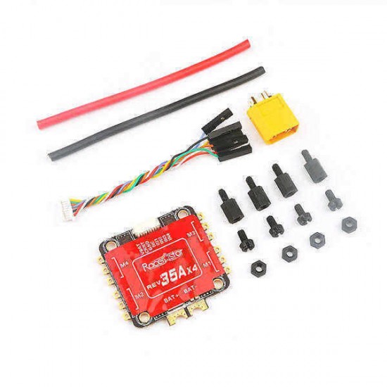 Anniversary Special Edition Racerstar REV35 35A BLheli_S 3-6S 4 In 1 ESC Built-in Current Sensor for RC Drone