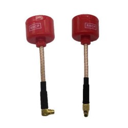 Aomway MINI-2.5 5600-5950MHz 5.8GHz 2.5dBi MMCX Right Angle/Straight RHCP Mini FPV Antenna For FPV Racing Drone