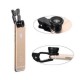 Bakeey Universal Clip Camera Lens 0.67 Wide Angel+180 Degree Fish Eye+Macro For Mobile Phone Tablet