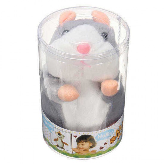 Banggood Mimicry Talking Hamster Pet 15cm Christmas Gift Plush Toy Cute Speak Sound Record Stuffed Animal Toy