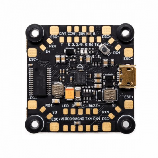 Bardwell F4 AIO Flight Controller V2 w/ JST Port & Onboard Memory OSD 3-6S 30.5x30.5mm for RC Drone