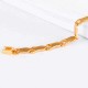 Beautiful Diamond-Studded Zircon Plated  Female Bracelet-18K gold