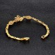 Beautiful Diamond-Studded Zircon Plated  Female Bracelet-18K gold