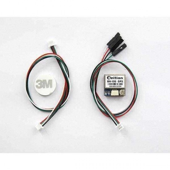 Beitian Smallest Mini Dual GLONASS+GPS BN-180 Micro Double GPS Antenna Module UART TTL For CC3D F3 RC Drone Airplane