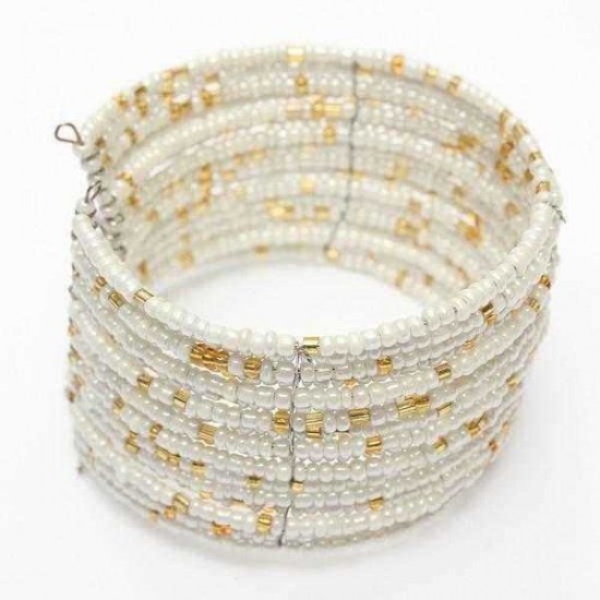 Bohemia Handmade Multilayer Circle Charm Beads Bracelet Bangle