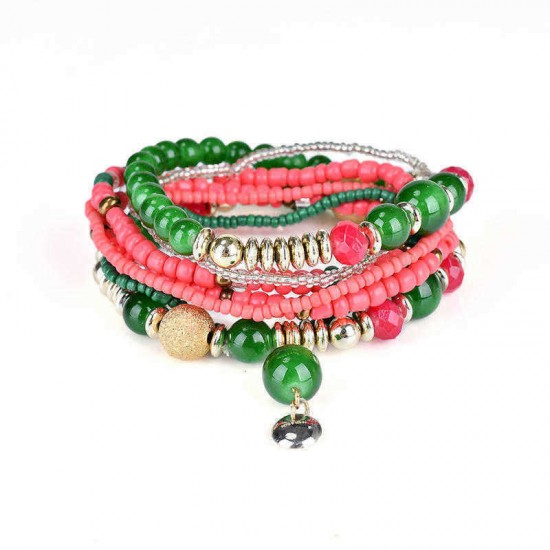 Bohemian Bracelet Beads Multilayer Retro Bracelet For Women